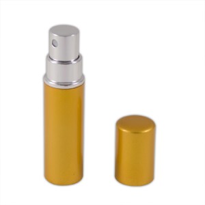 Flacon vaporisateur 5ml en aluminium jaune