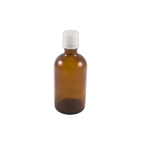 Flacon codigoutte 100ml verre brun huile - DECANT AND CO